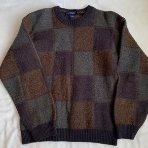 Wool grandpa sweater